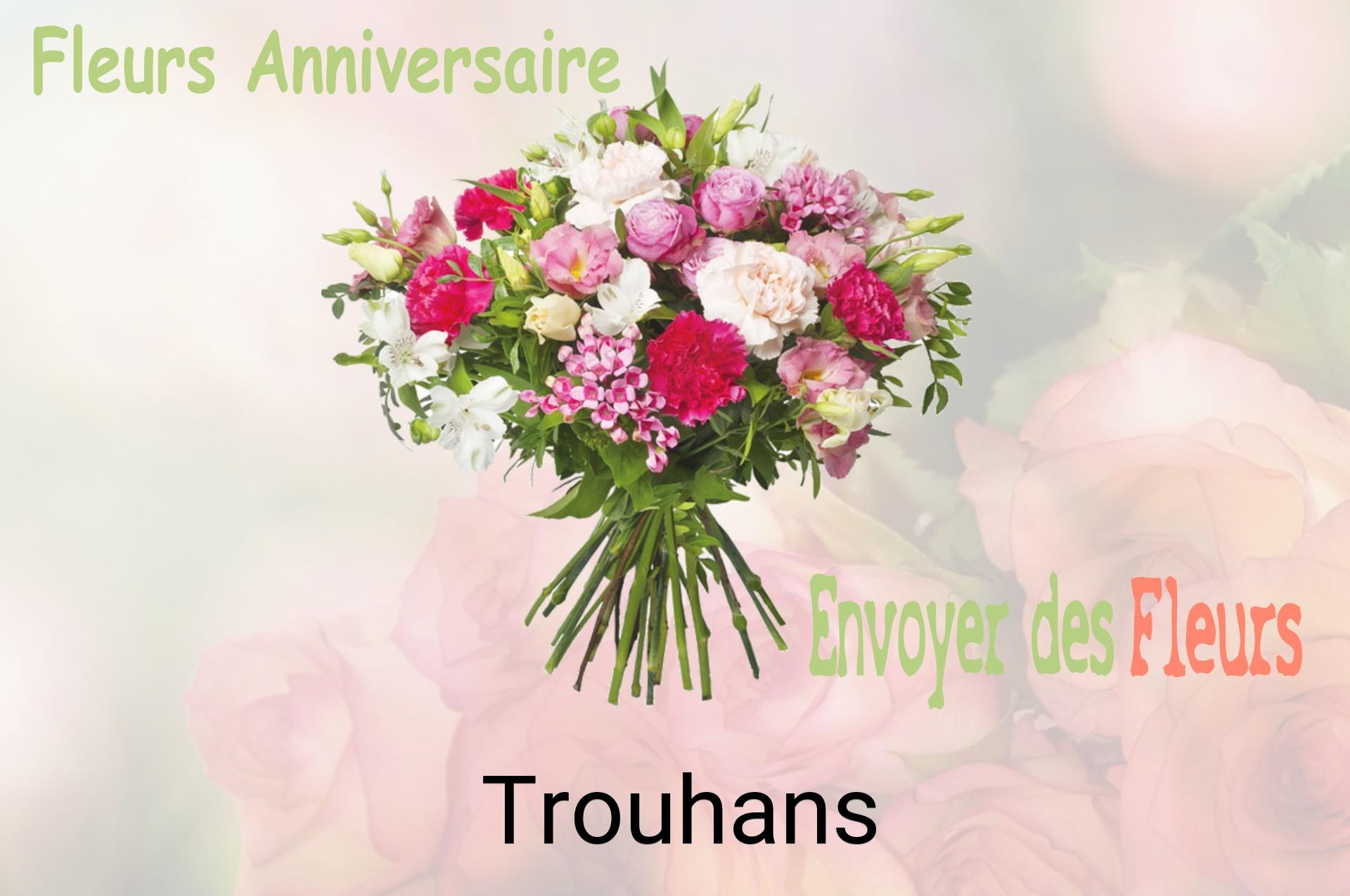 Bouquet de fleurs d’anniversaire livré à Trouhans