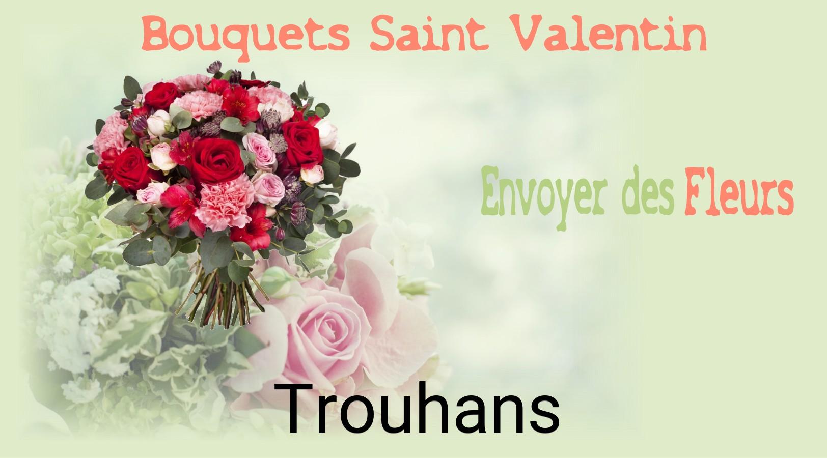 Roses de Saint-Valentin livrées à Trouhans